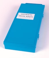 CUSTODIA GUANTI IN PLASTICA PVC