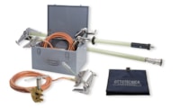 Mobile earthing and s.c. device for overhead lines