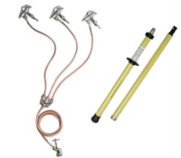 Earthing and s.c. device up to 30kV