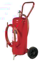 Mobile powder portable fire extinguisher - 30 kg