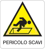 CART. 330x350mm Pericolo Scavi