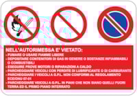 Various sign - Al - Dimensions: 500x330 mm