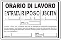 Various sign - Al - Dimensions: 300x200 mm