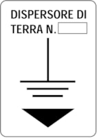 CART. 200x300mm Dispersore di terra n.
