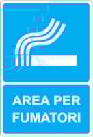 CART. 330x200mm AREA FUMATORI