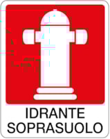 Fire sign - Al - Dimensions: 230x290 mm