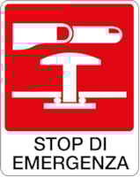 Fire sign - Al - Dimensions: 100x120 mm