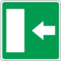 Safety sign - Al - Dimensions: 230x230 mm