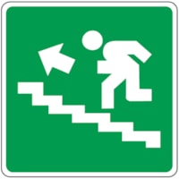Safety sign - Al - Dimensions: 230x230 mm