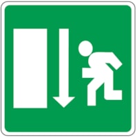 Safety sign - Al - Dimensions: 100x100 mm