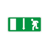 Safety sign - Al - Dimensions: 220x100 mm