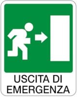 Safety sign - Al - Dimensions: 100x120 mm