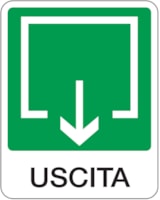 Safety sign - Al - Dimensions: 100x120 mm