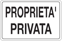 Private property sign - 600x400 mm Private property sign - 600x400 mm
