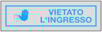 Information sign - Al - Dim: 165x50 mm