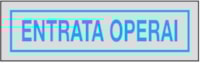 Information sign - Al - Dim: 165x50 mm
