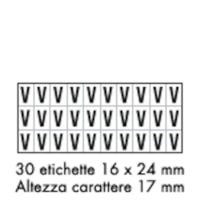 Foglio LETT.-NUM. MM 175x80 (cf.10pz)