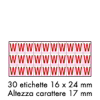 Foglio LETT.-NUM. MM 175x80 (cf.10pz)
