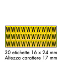 Foglio LETT.-NUM. MM 175x80 (cf.10pz)