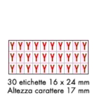 Foglio LETT.-NUM. MM 175x80 (cf.10pz)