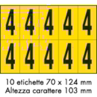 Adhesive label - 350x250 - 10 sheets / 10 labels each