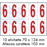 Adhesive label - 350x250 - 10 sheets / 10 labels each Adhesive label - 350x250 - 10 sheets / 10 labels each