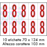 Adhesive label - 350x250 - 10 sheets / 10 labels each Adhesive label - 350x250 - 10 sheets / 10 labels each
