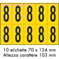 Adhesive label - 350x250 - 10 sheets / 10 labels each Adhesive label - 350x250 - 10 sheets / 10 labels each