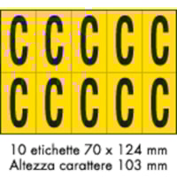 Adhesive label - 350x250 - 10 sheets / 10 labels each