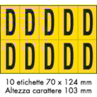 Adhesive label - 350x250 - 10 sheets / 10 labels each