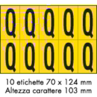 Adhesive label - 350x250 - 10 sheets / 10 labels each