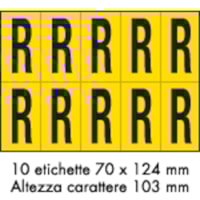 Adhesive label - 350x250 - 10 sheets / 10 labels each