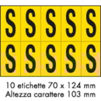 Adhesive label - 350x250 - 10 sheets / 10 labels each
