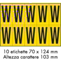 Adhesive label - 350x250 - 10 sheets / 10 labels each
