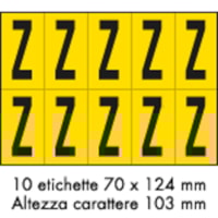 Adhesive label - 350x250 - 10 sheets / 10 labels each