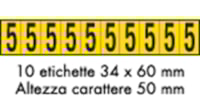 Adhesive label - 350x60 - 10 sheets / 10 labels each