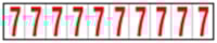 Adhesive label - 350x60 - 10 sheets / 10 labels each
