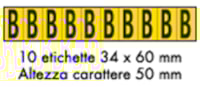 Adhesive label - 350x60 - 10 sheets / 10 labels each Adhesive label - 350x60 - 10 sheets / 10 labels each