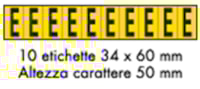 Adhesive label - 350x60 - 10 sheets / 10 labels each Adhesive label - 350x60 - 10 sheets / 10 labels each