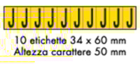 Adhesive label - 350x60 - 10 sheets / 10 labels each Adhesive label - 350x60 - 10 sheets / 10 labels each