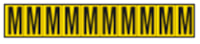 Adhesive label - 350x60 - 10 sheets / 10 labels each Adhesive label - 350x60 - 10 sheets / 10 labels each