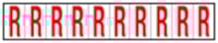 Adhesive label - 350x60 - 10 sheets / 10 labels each