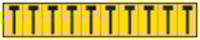Adhesive label - 350x60 - 10 sheets / 10 labels each Adhesive label - 350x60 - 10 sheets / 10 labels each