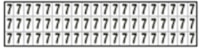 Adhesive label - 210x50 - 10 sheets / 60 labels each