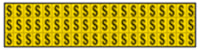 Foglio LETT-NUM. MM 210x50 (cf.10pz)