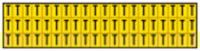 Foglio LETT-NUM. MM 210x50 (cf.10pz)