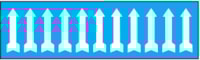 Adhesive arrows - 125x40 - 10 sheets / 11 labels each Adhesive arrows - 125x40 - 10 sheets / 11 labels each