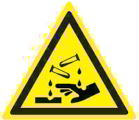 Triangular danger sign - Side: 330 mm