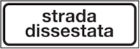 Mobile construction sign - Al - Dim: 530x180 mm