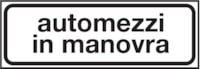 Mobile construction sign - Al - Dim: 530x180 mm